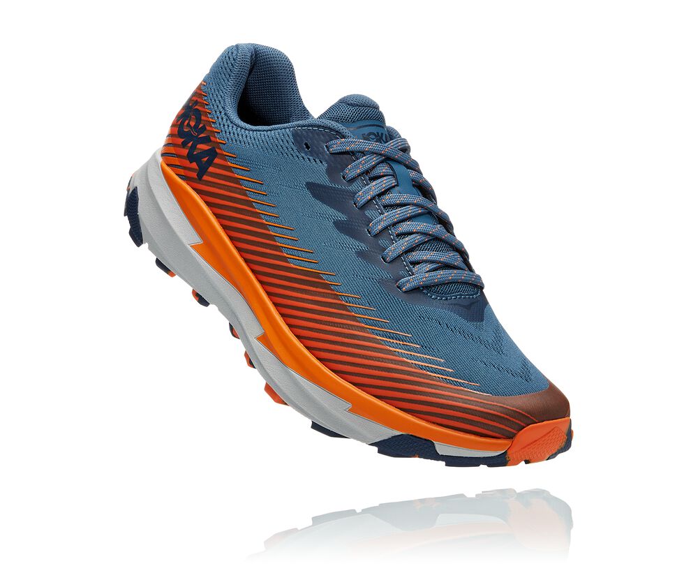 Hoka One One Torrent 2 Terränglöparskor Herr Blå/Orange - SE-5322769